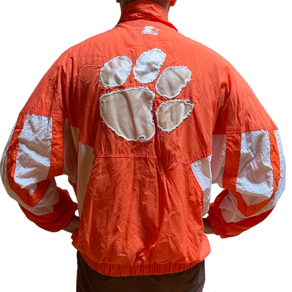 Vintage Starter Clemson Tigers Windbreaker Size XXL